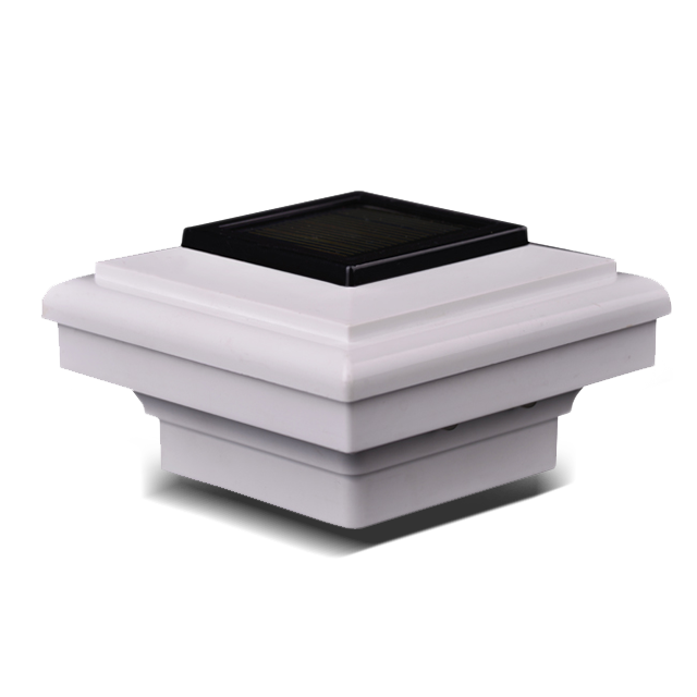 2211-F7 WH Plastic Fence Deck or Patio Solar Garden Post Cap Light 2211-F7 WH Plastic Fence Deck or Patio Solar Garden Post Cap Light