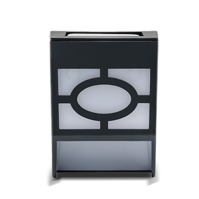 NBL-SWL-9 Foras Polysilicon Panel Black Solar Wall Light
