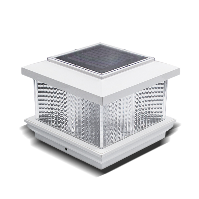 2211-F WH PVC Fence Solaris Post Cap Light 2211-F WH PVC Fence Solaris Post Cap Light